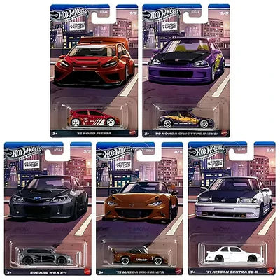 Hot Wheels 2026 Silver Series Compact Kings - Set Of 5