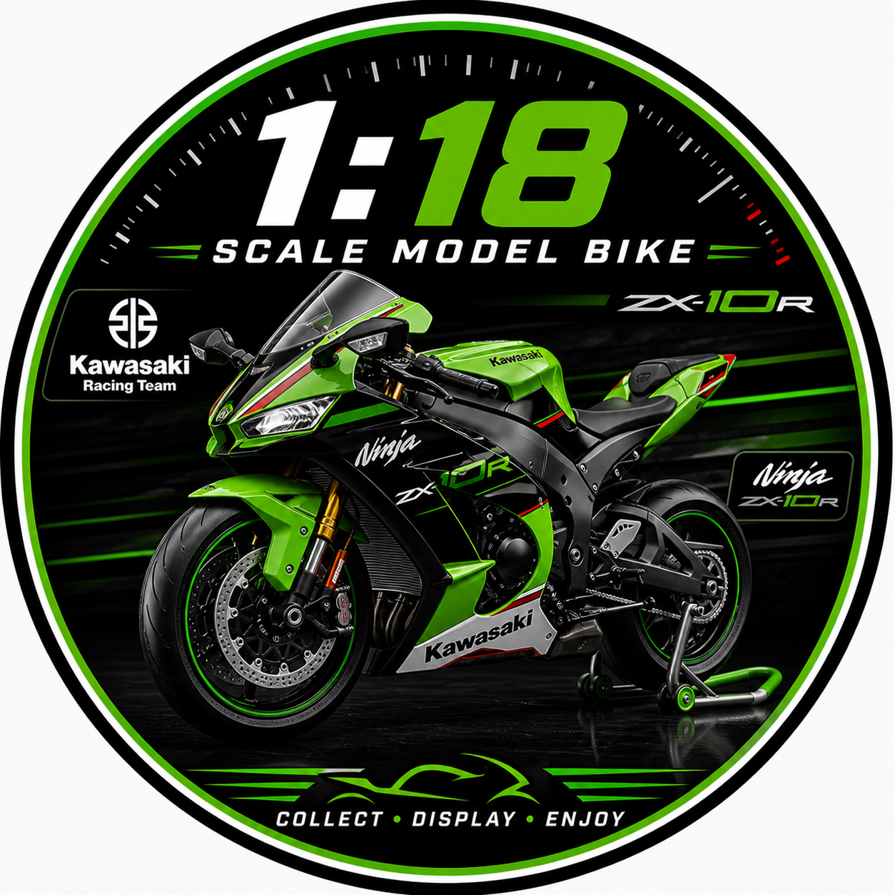 1:18 Scale Model Bikes