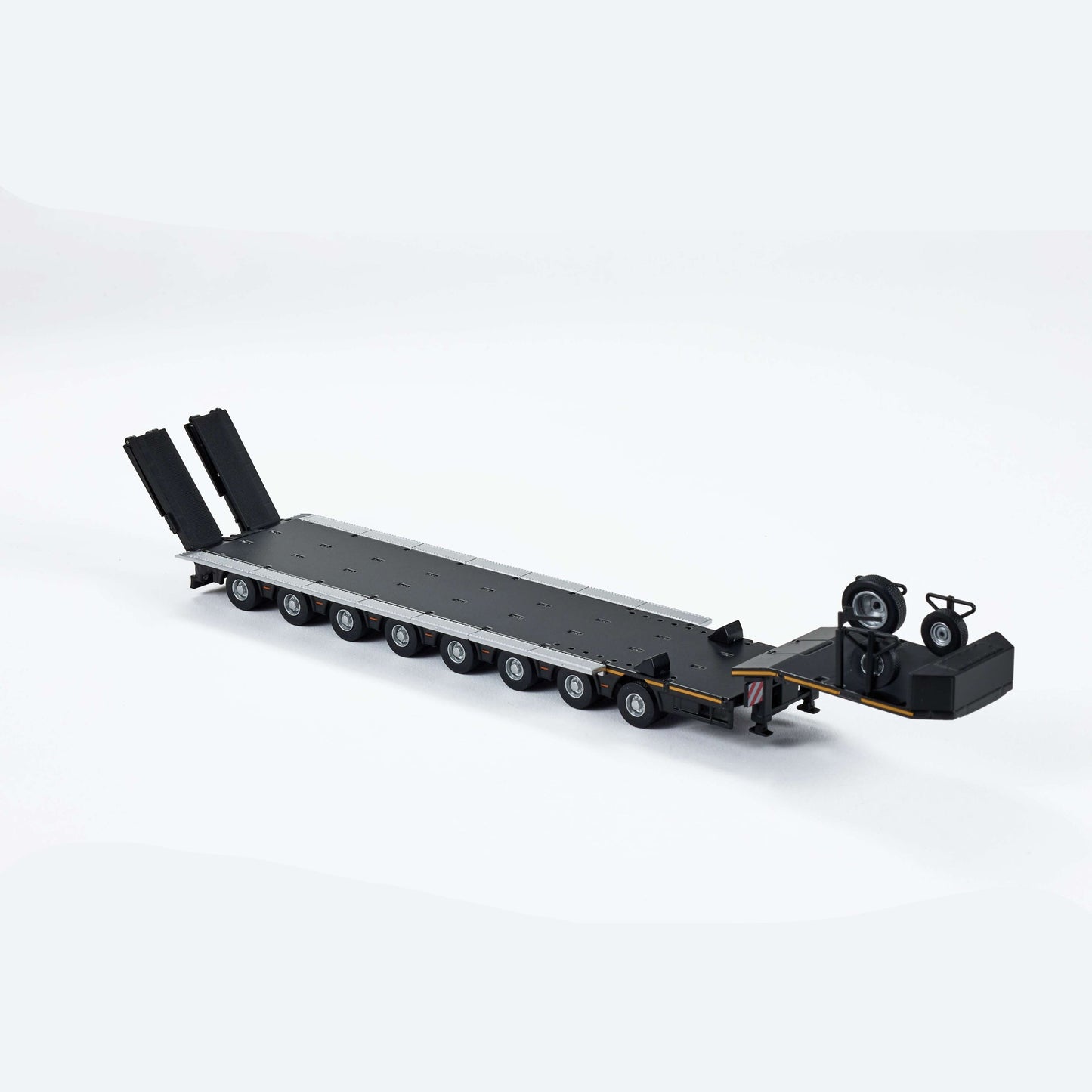 Scania Eight-Axis Semi-Low Deck Trailer, 1:64 Scale (Black)