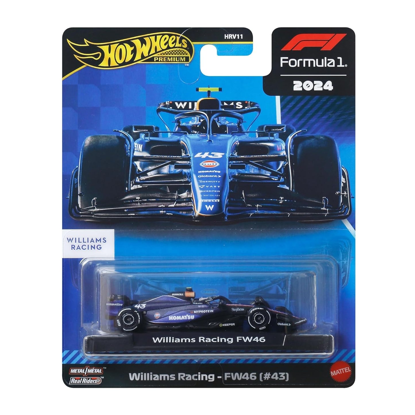 Hot Wheels 1:64 Scale Formula 1 2025 Williams Racing FW46 (#43)