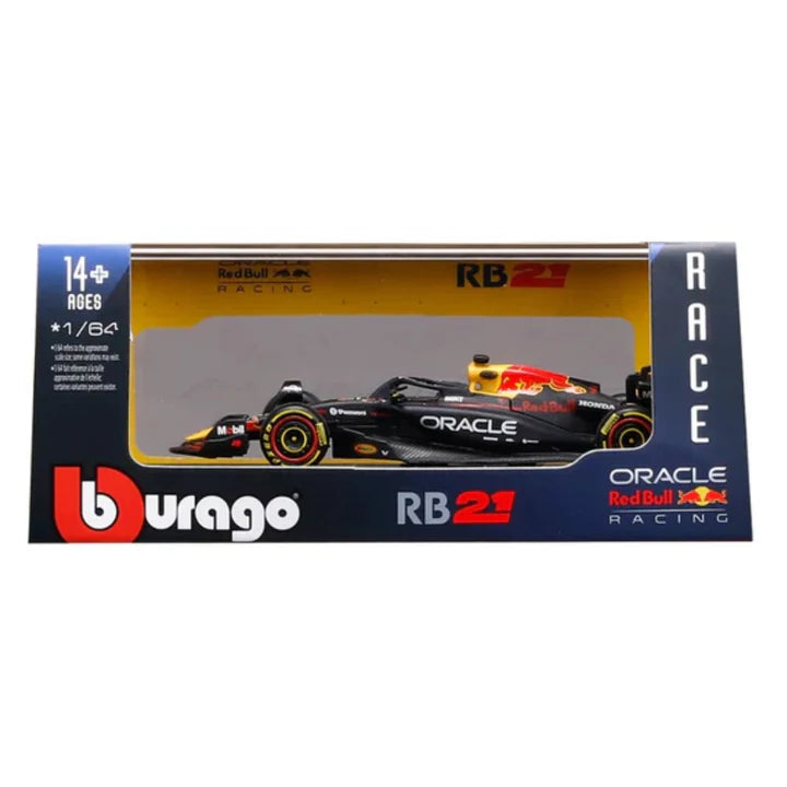 Bburago: F1 Oracle Red Bull Racing RB21 #01 Max Verstappen (Scale 1:64)