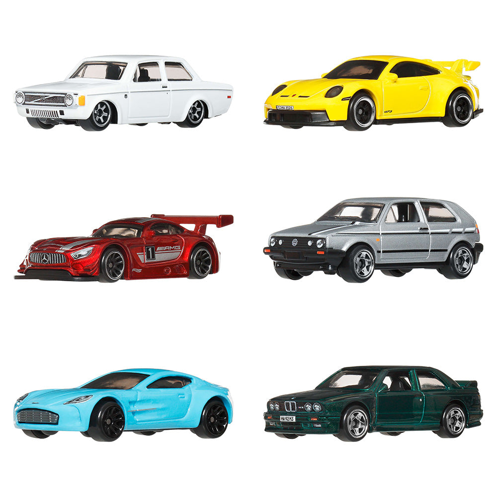 Silver Series – Euro Style Set of 6 1:64 (JLB25) + Frozen Doll