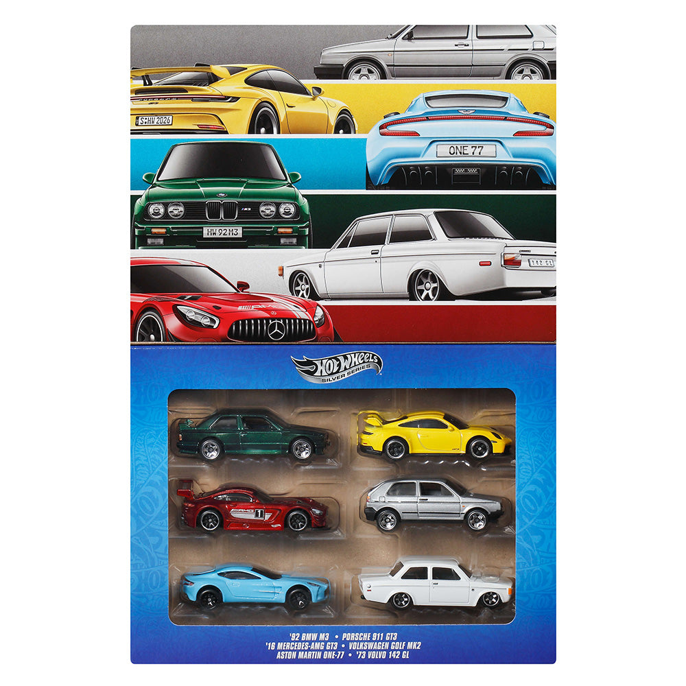 Silver Series – Euro Style Set of 6 1:64 (JLB25) + Frozen Doll