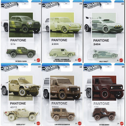 Hotwheels 2026 Pantone Mix 2- Set of 6 Cars