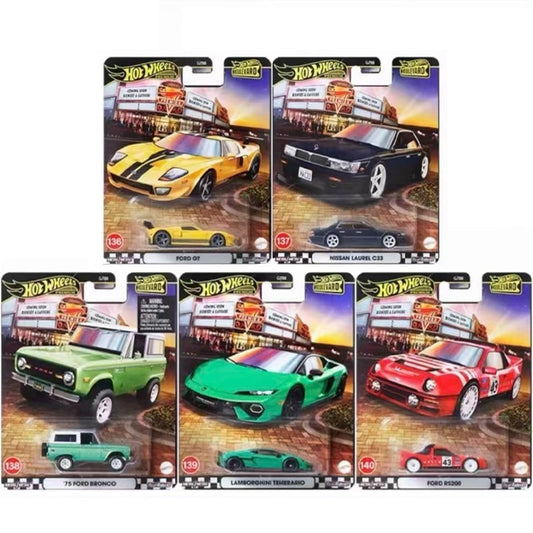 Hot Wheels Premium Series - Boulevard  - Set Of 5