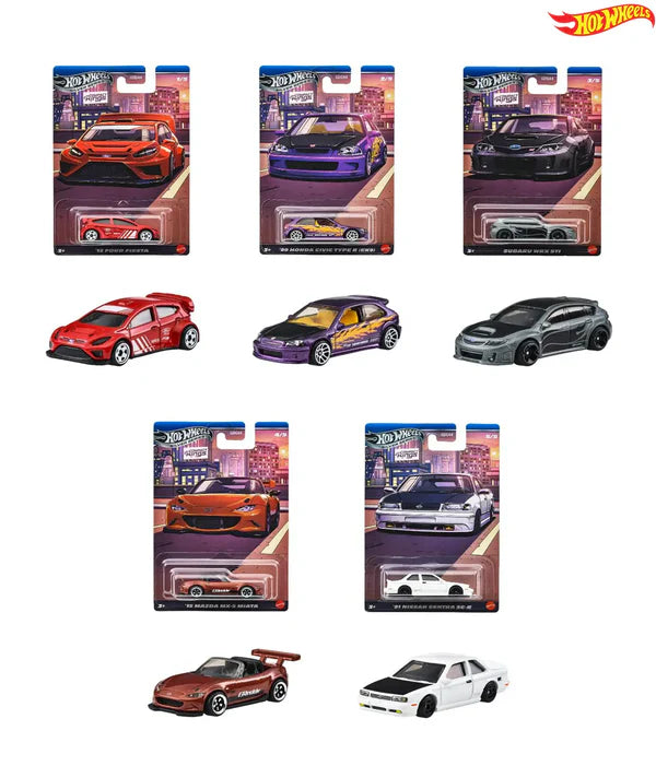 Hot Wheels 2026 Silver Series Compact Kings  - Set Of 5